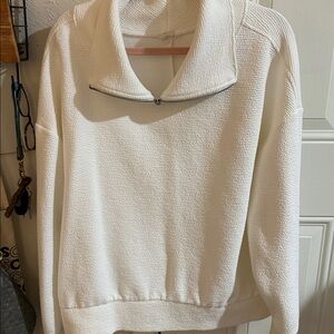 Calia Cream Textured Sweater